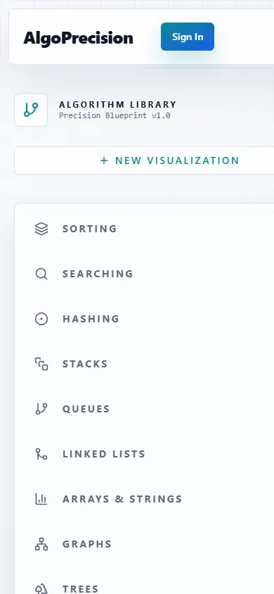 DSA Visualiser screenshot 3